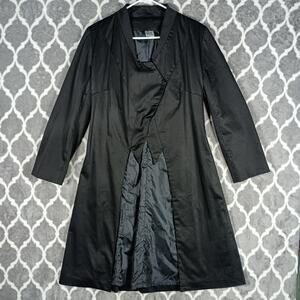 Ateliers Rare Toggery Coat Womens Small‎ Black Long Overcoat Goth Vampire Witchy